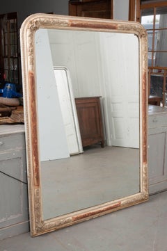 French 19th Century Louis Philippe Gold Gilt Mirror