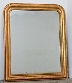 French 19th Century Louis Philippe Gold Gilt Mirror