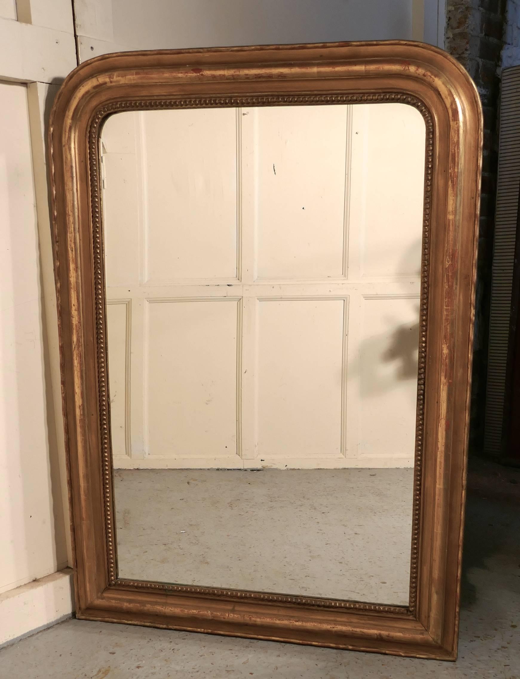 French, 19th Century Louis Philippe Gold Mirror 2