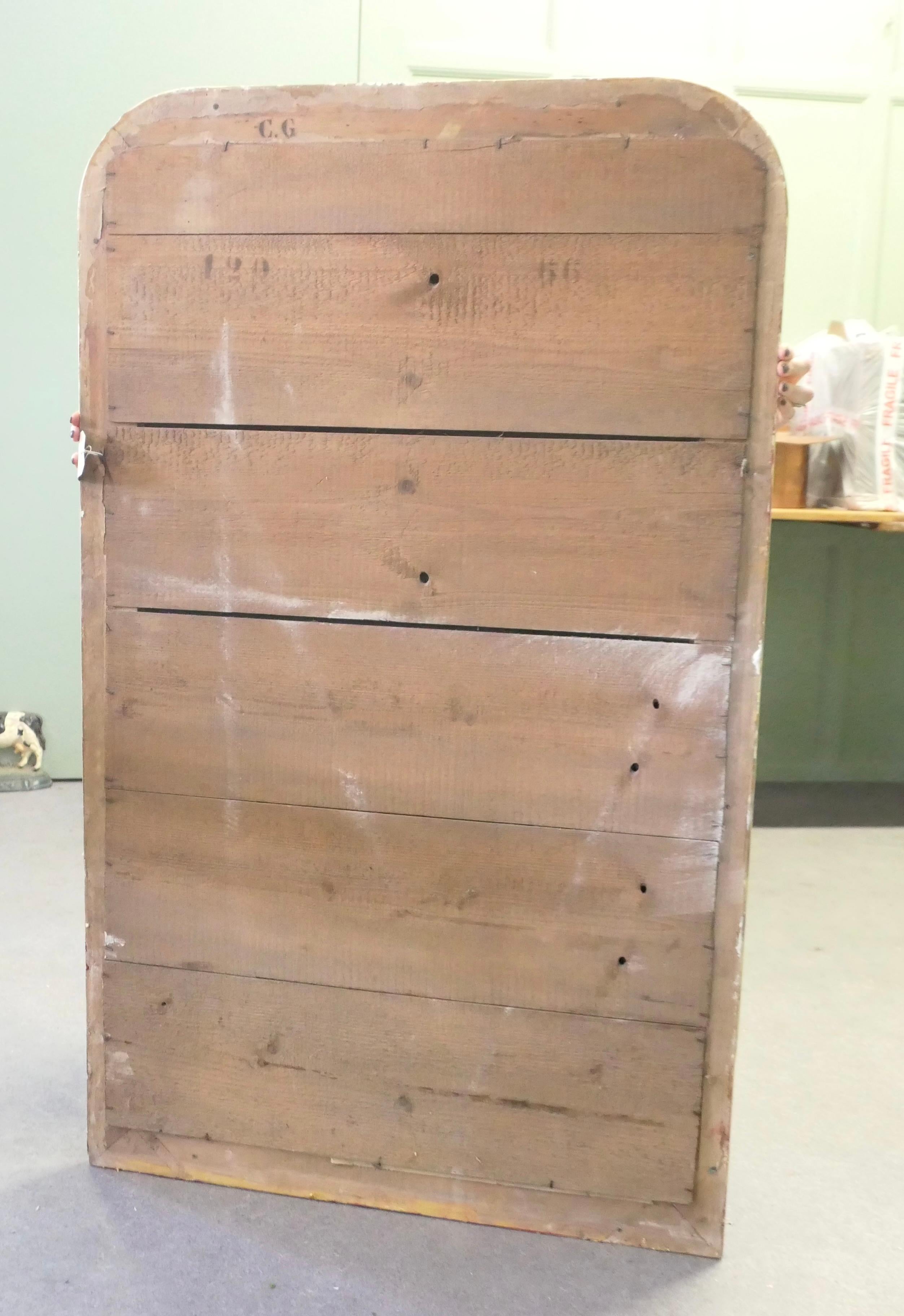 Miroir en or Louis Philippe du 19ème siècle en vente 1