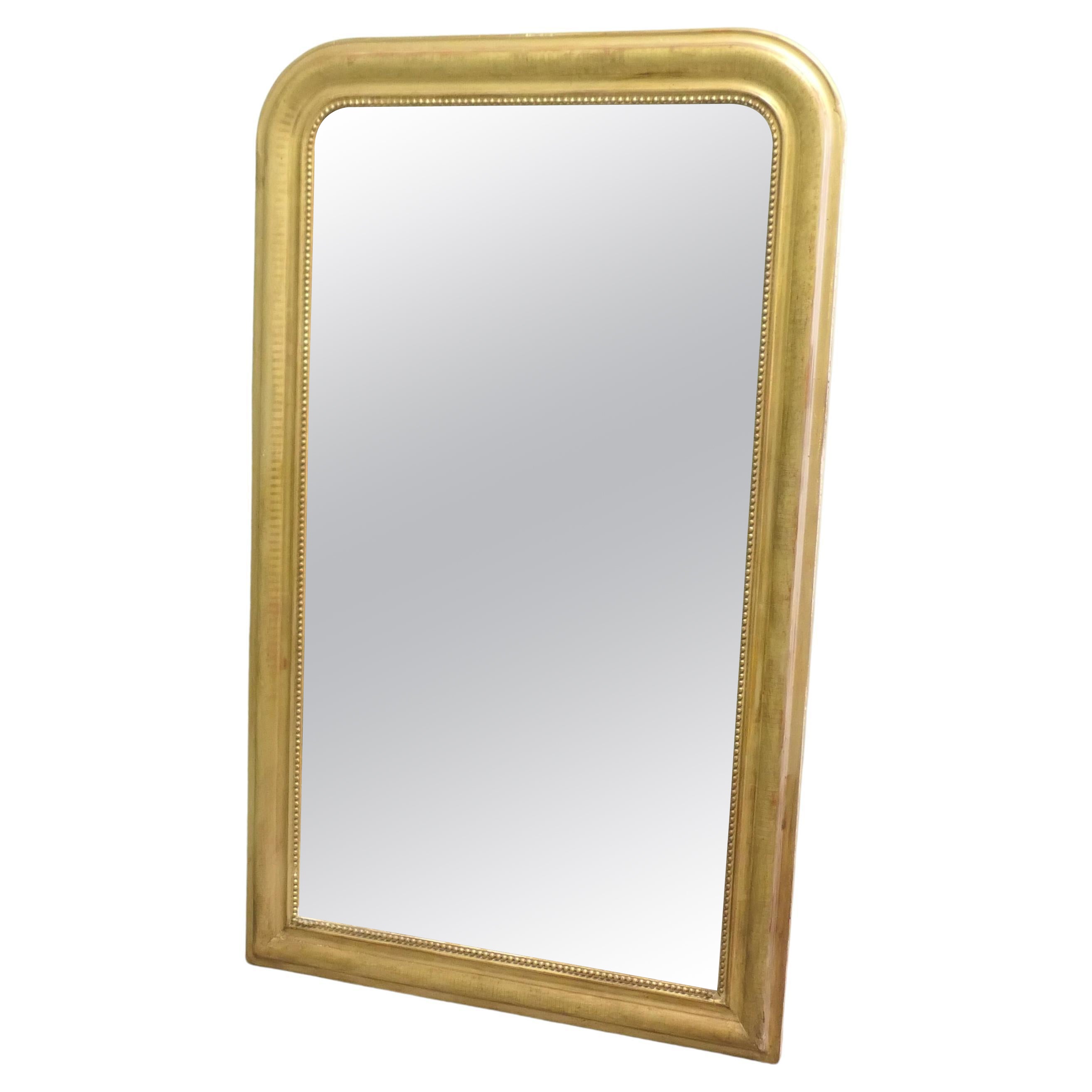 Miroir en or Louis Philippe du 19ème siècle en vente