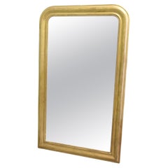 French 19th Century Louis Philippe Gold Mirror