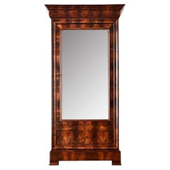 Antique French 19th Century Louis Philippe Mahogany Armoire