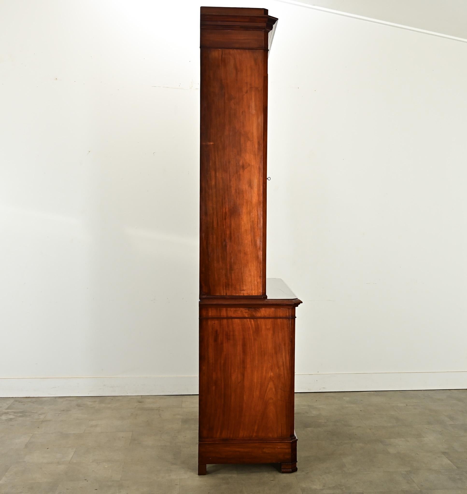 French 19th Century Louis Philippe Mahogany Bibliotheque 6