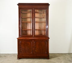 French 19th Century Louis Philippe Mahogany Bibliotheque