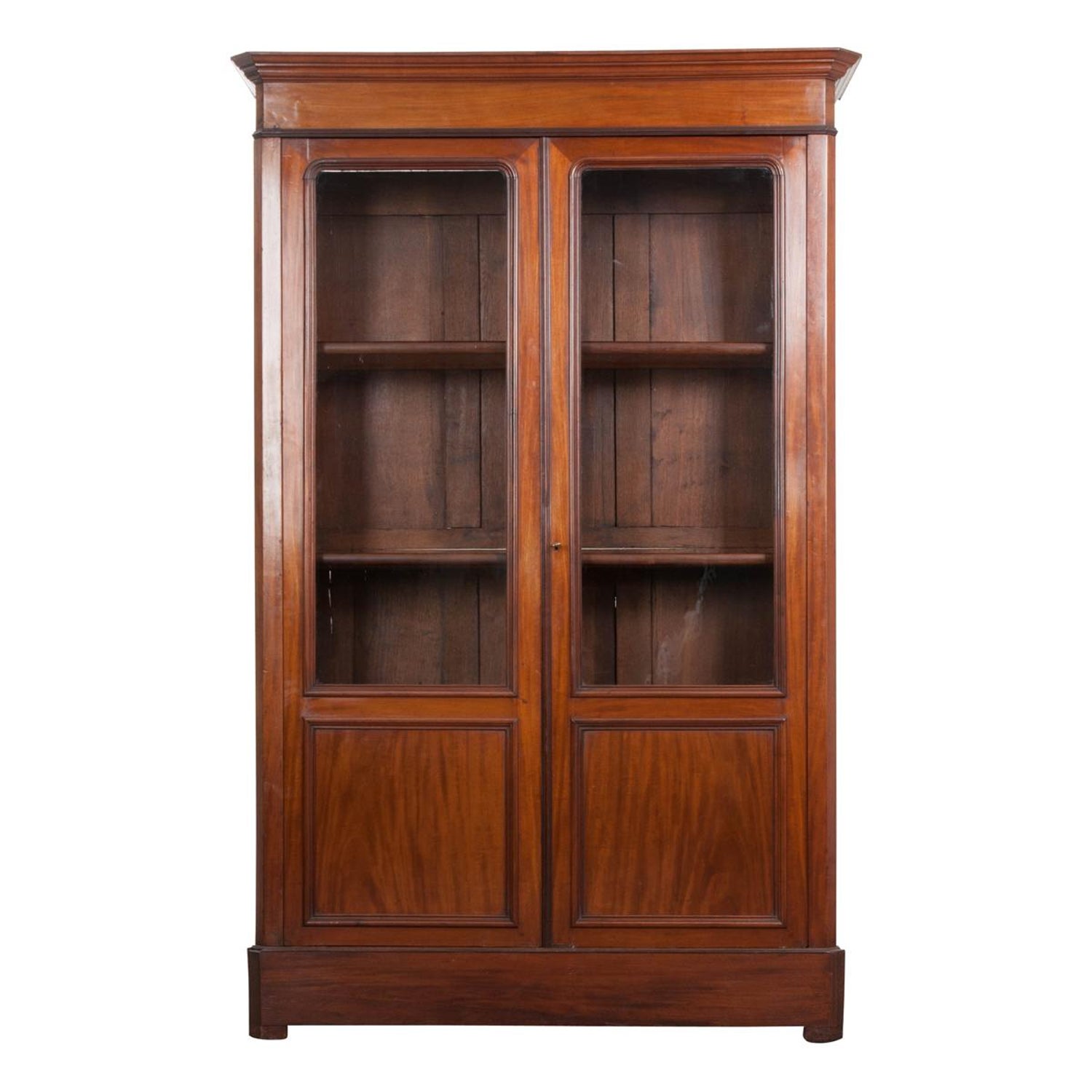 French 19th Century Louis Philippe Mahogany Bibliothèque at 1stDibs