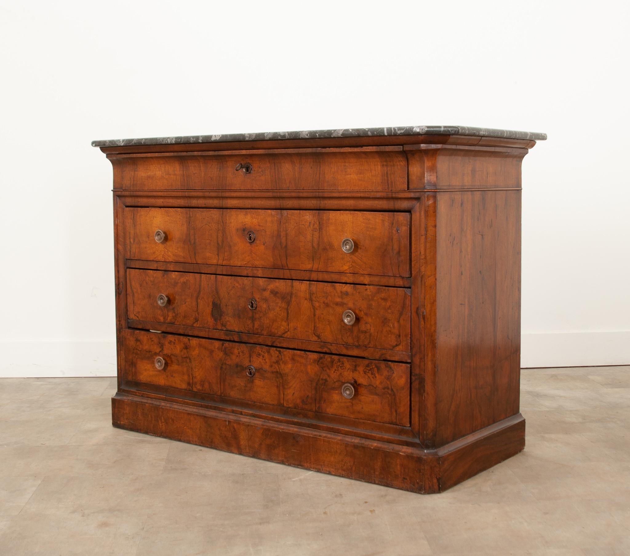 French 19th Century Louis Philippe Mahogany Commode For Sale 5