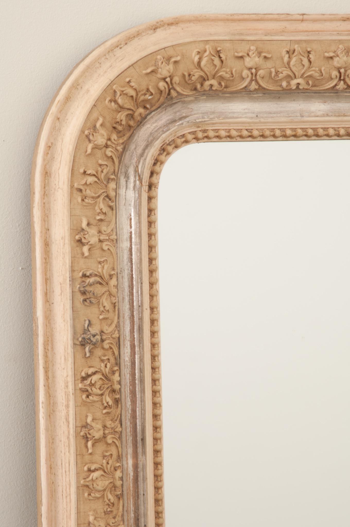 French 19th Century Louis Philippe Mantle Mirror 6