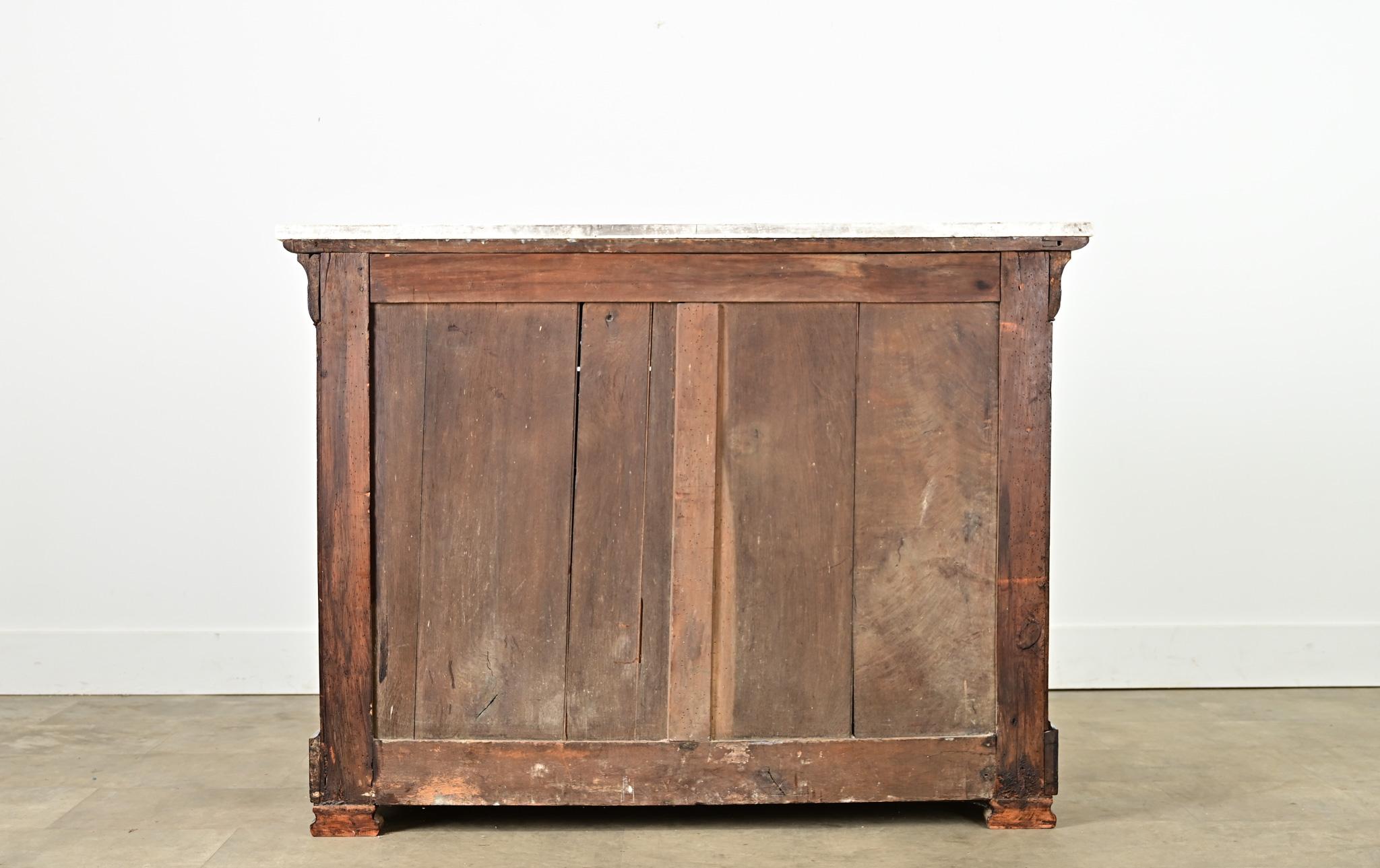 French 19th Century Louis Philippe Marble Top Commode For Sale 10