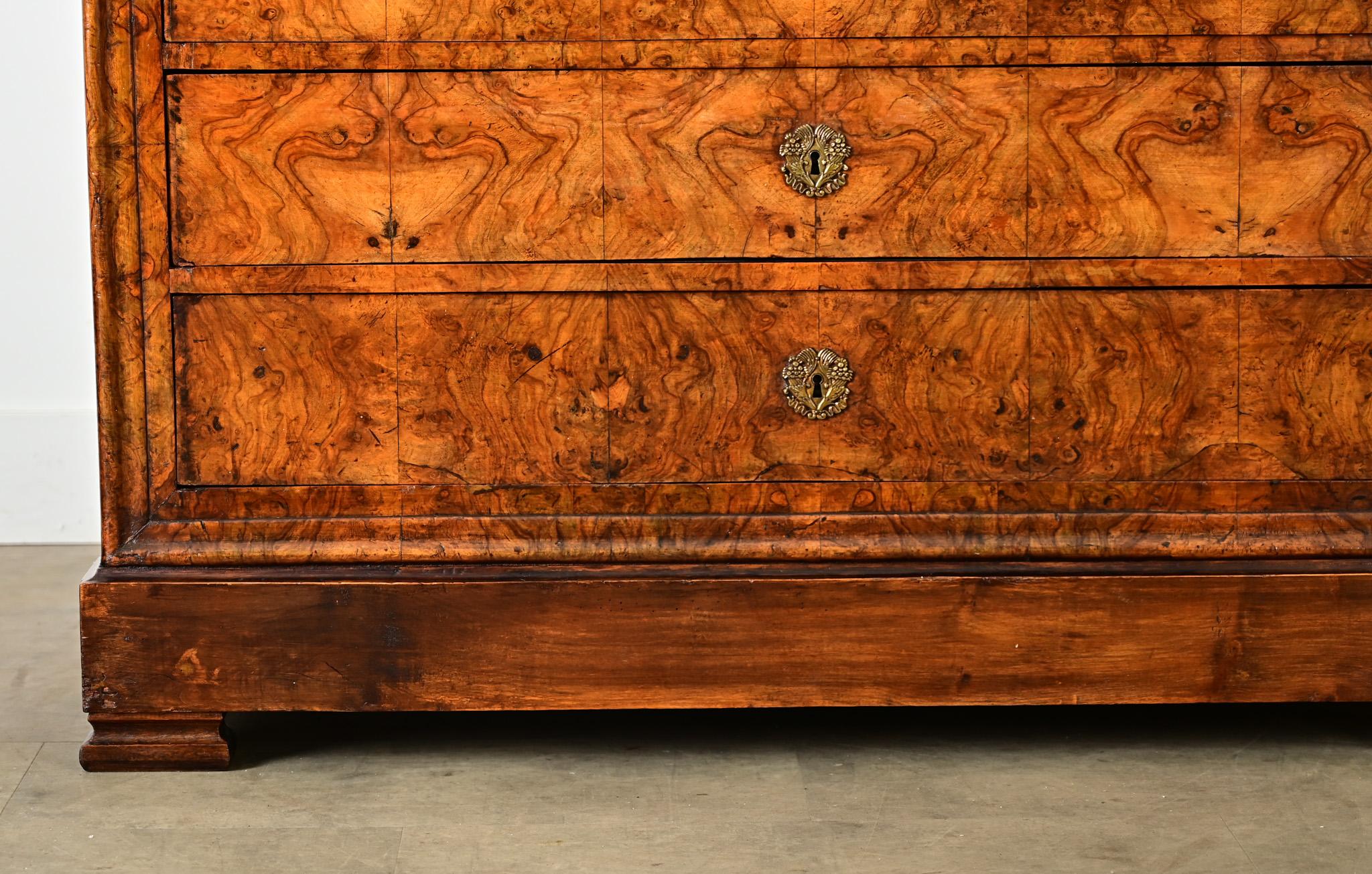 French 19th Century Louis Philippe Marble Top Commode For Sale 4