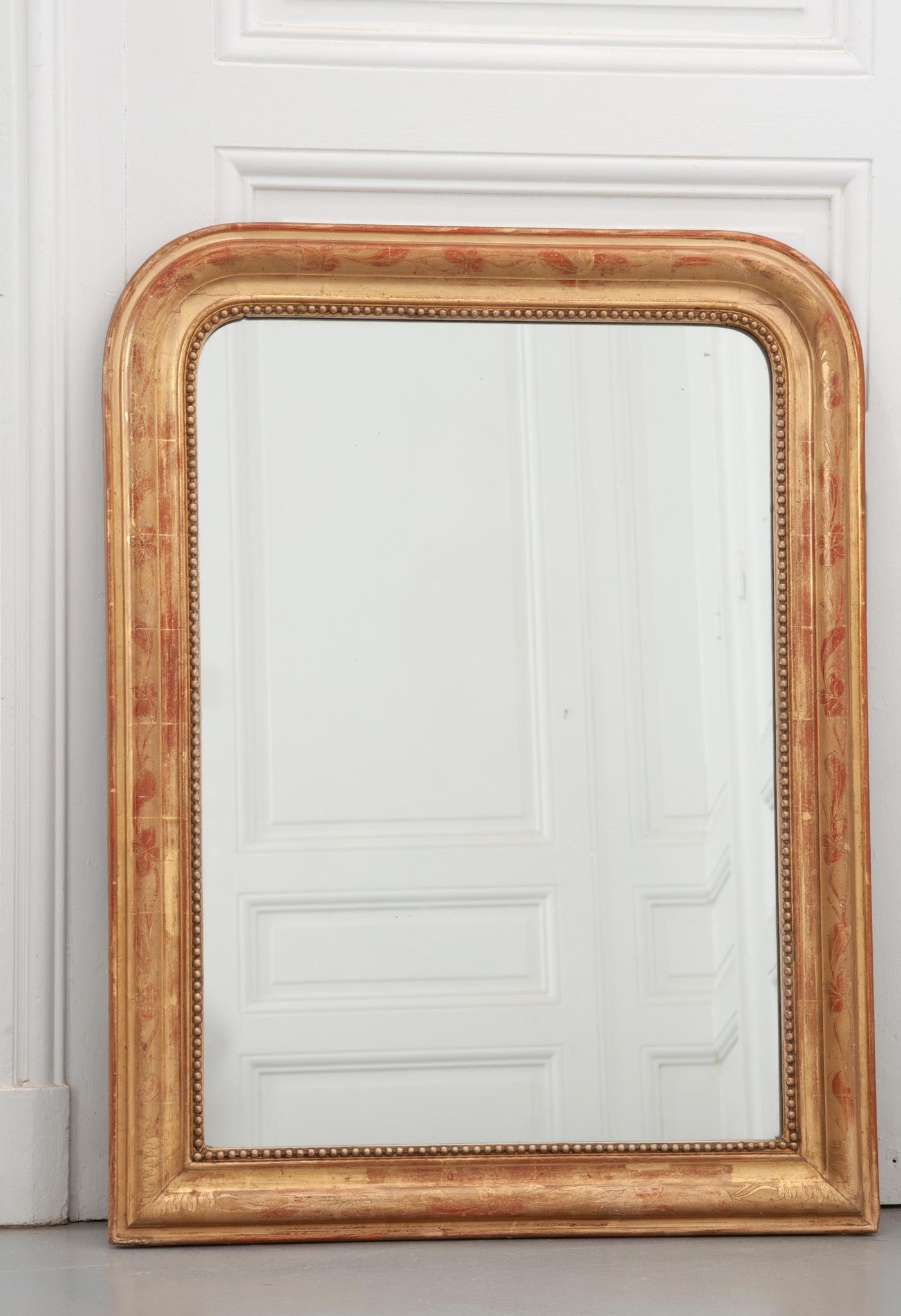 French 19th Century Louis Philippe Mirror  7