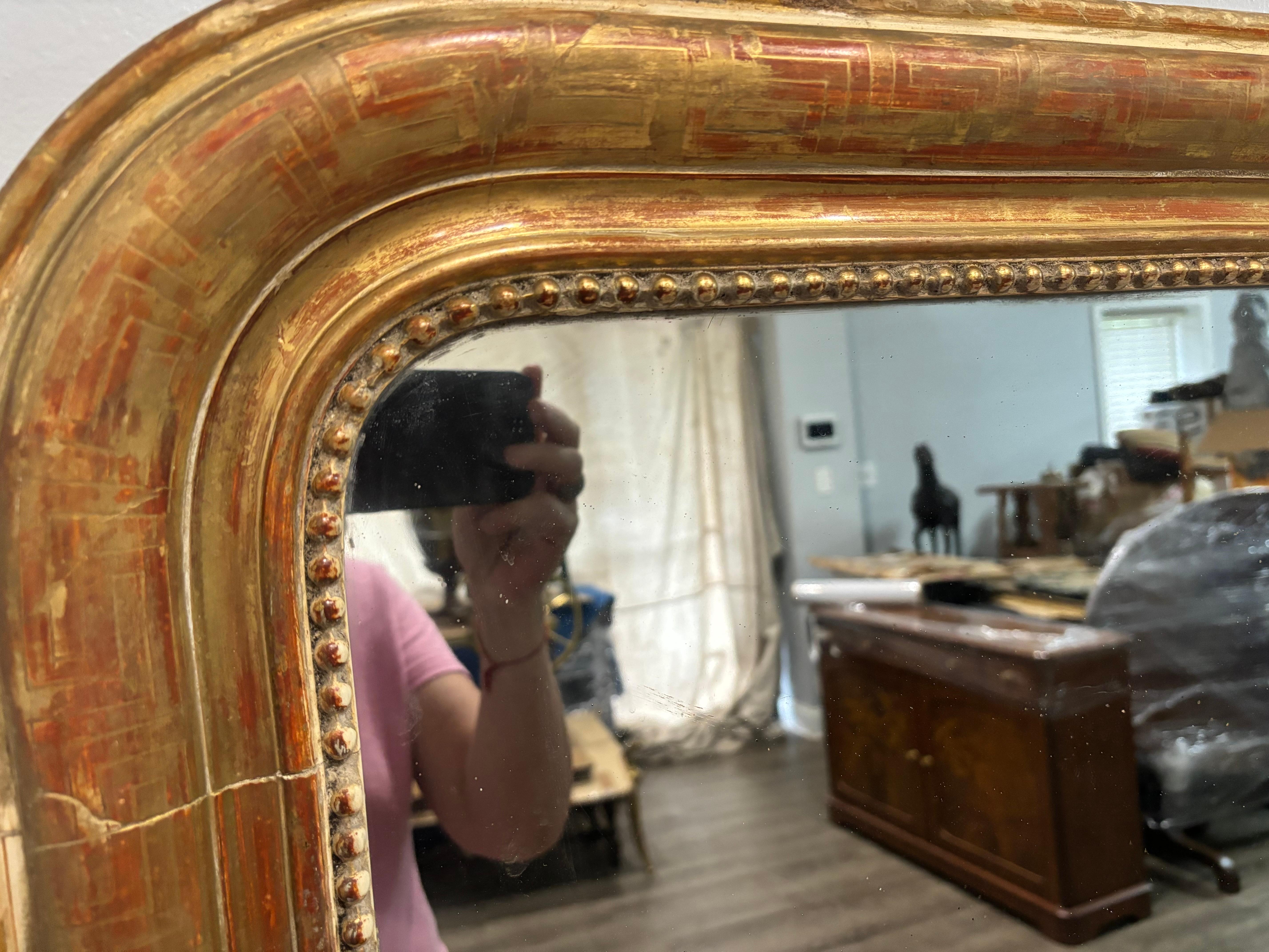 French 19th Century Louis-Philippe Mirror In Good Condition For Sale In Stockbridge, GA