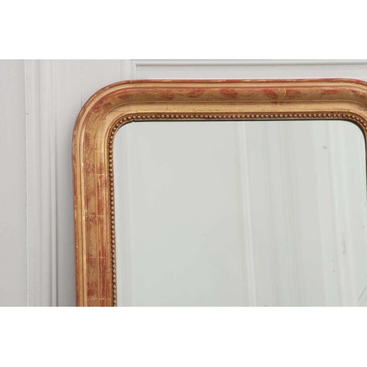 French 19th Century Louis Philippe Mirror  1