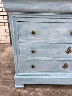 French 19th Century Louis Philippe Painted Chest of Drawers / Commode