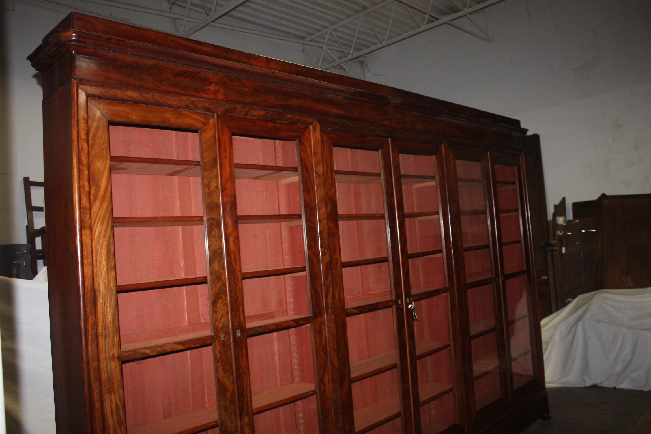 French 19th Century Louis-Philippe Period Bookcase or Vitrine For Sale 8