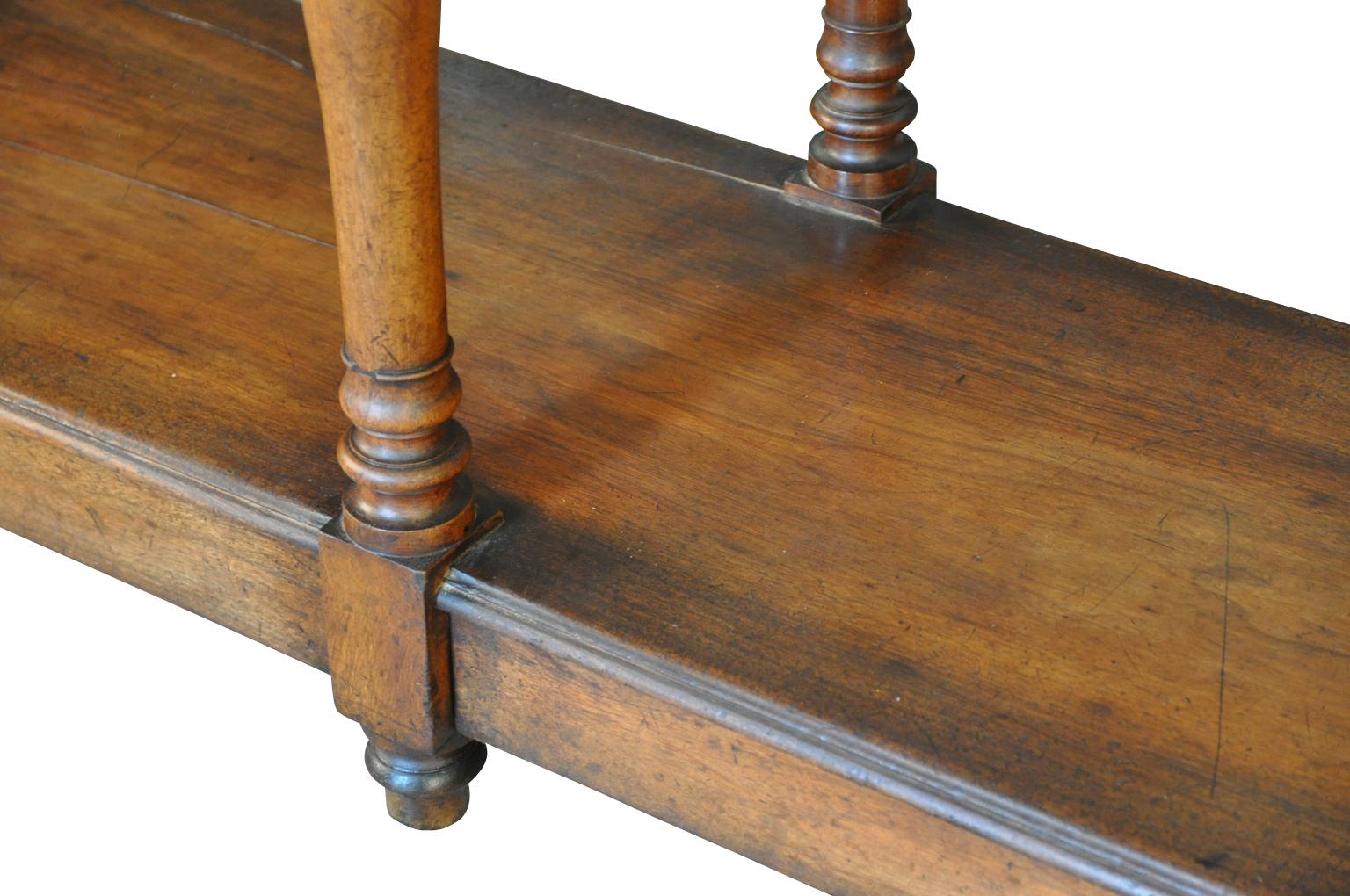 French 19th Century Louis Philippe Period Draper's Table, Console 1