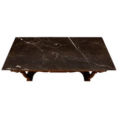 French 19th Century Louis Philippe Period Mahogany and Marble Console