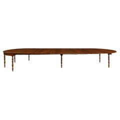 French 19th Century Louis Philippe Period Walnut Dining Table
