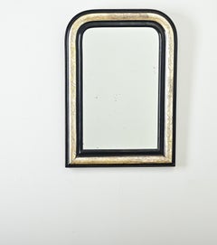 French 19th Century Louis Philippe Silver Gilt Mirror