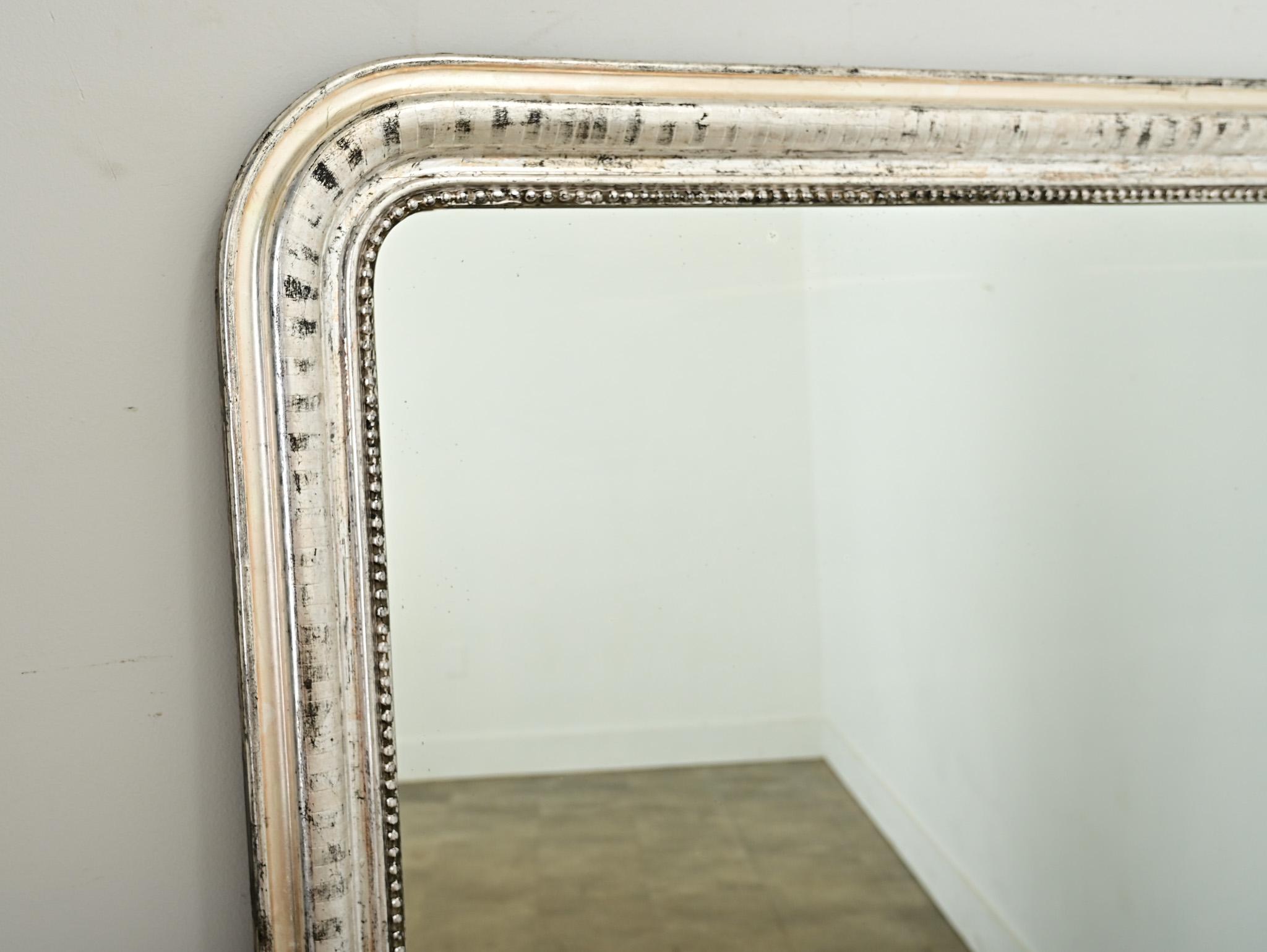 Argent Miroir Louis Philippe français du 19ème siècle en argent doré en vente