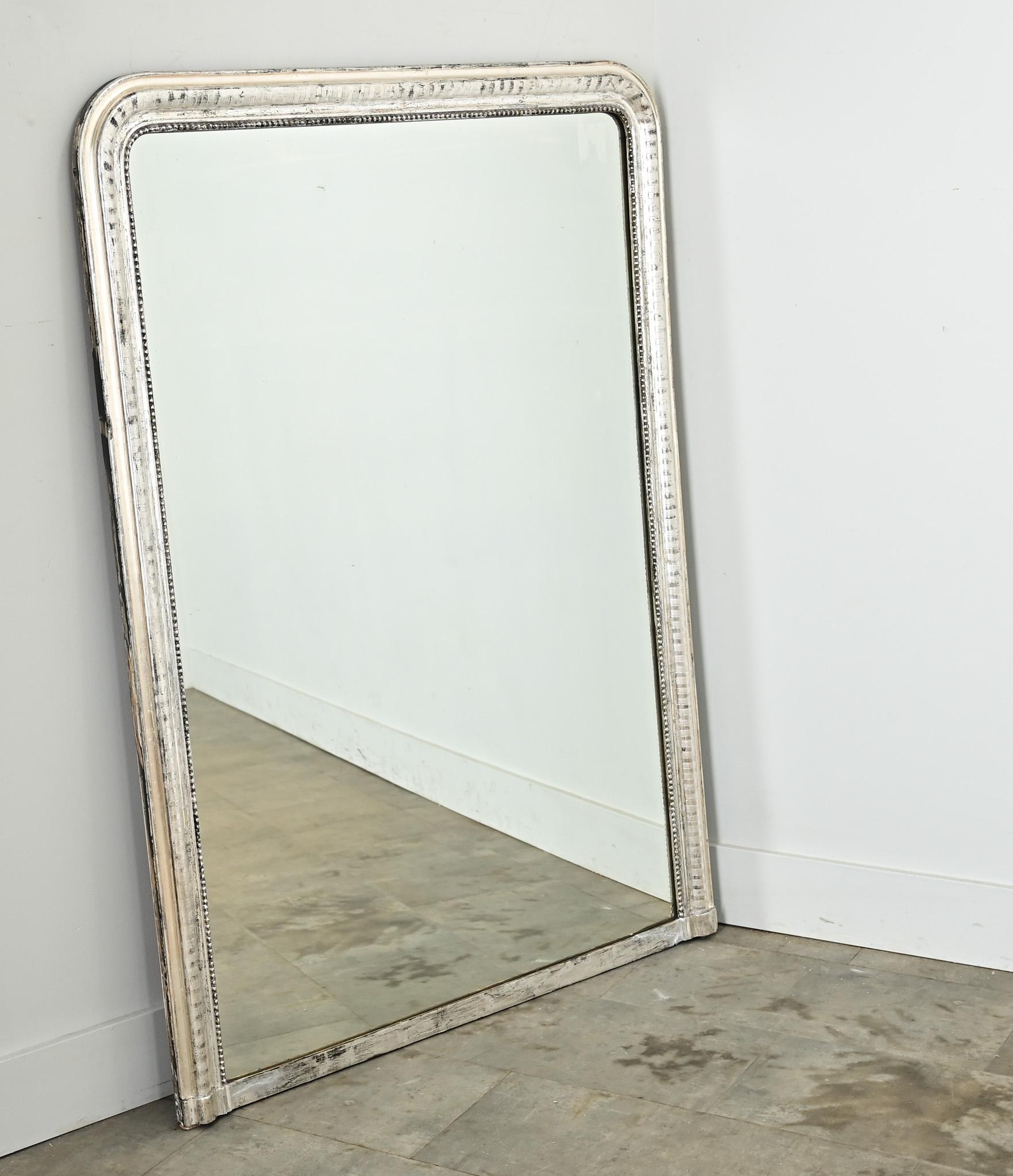 Miroir Louis Philippe français du 19ème siècle en argent doré en vente 1