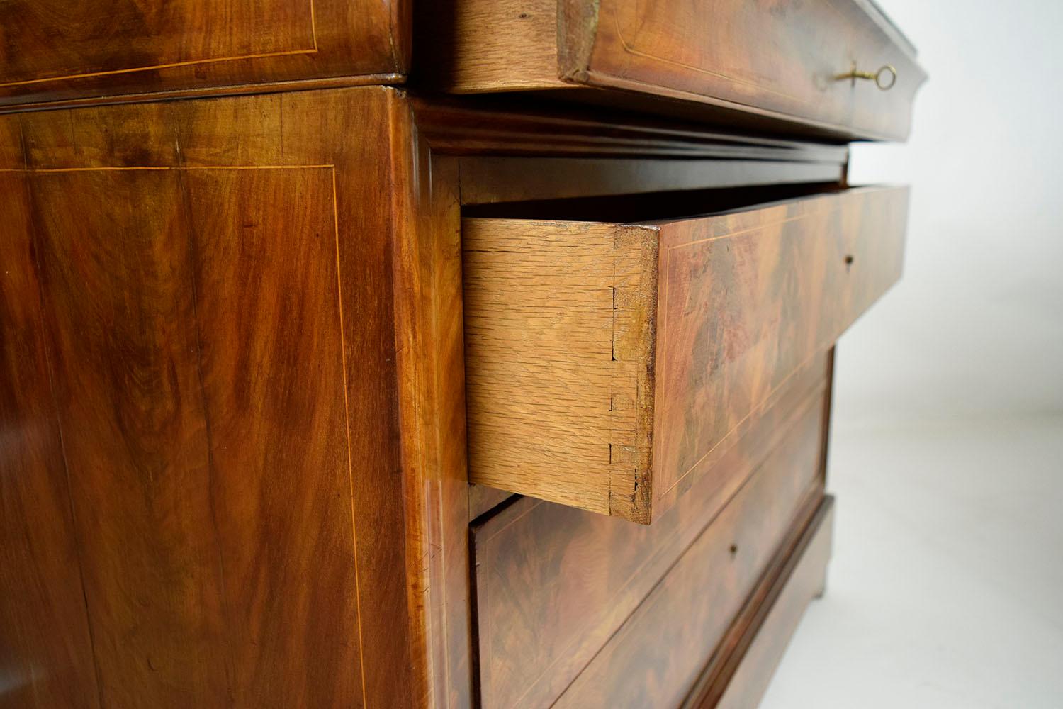 Mid-19th Century French 19th Century Louis Philippe-Style Chest of Drawers