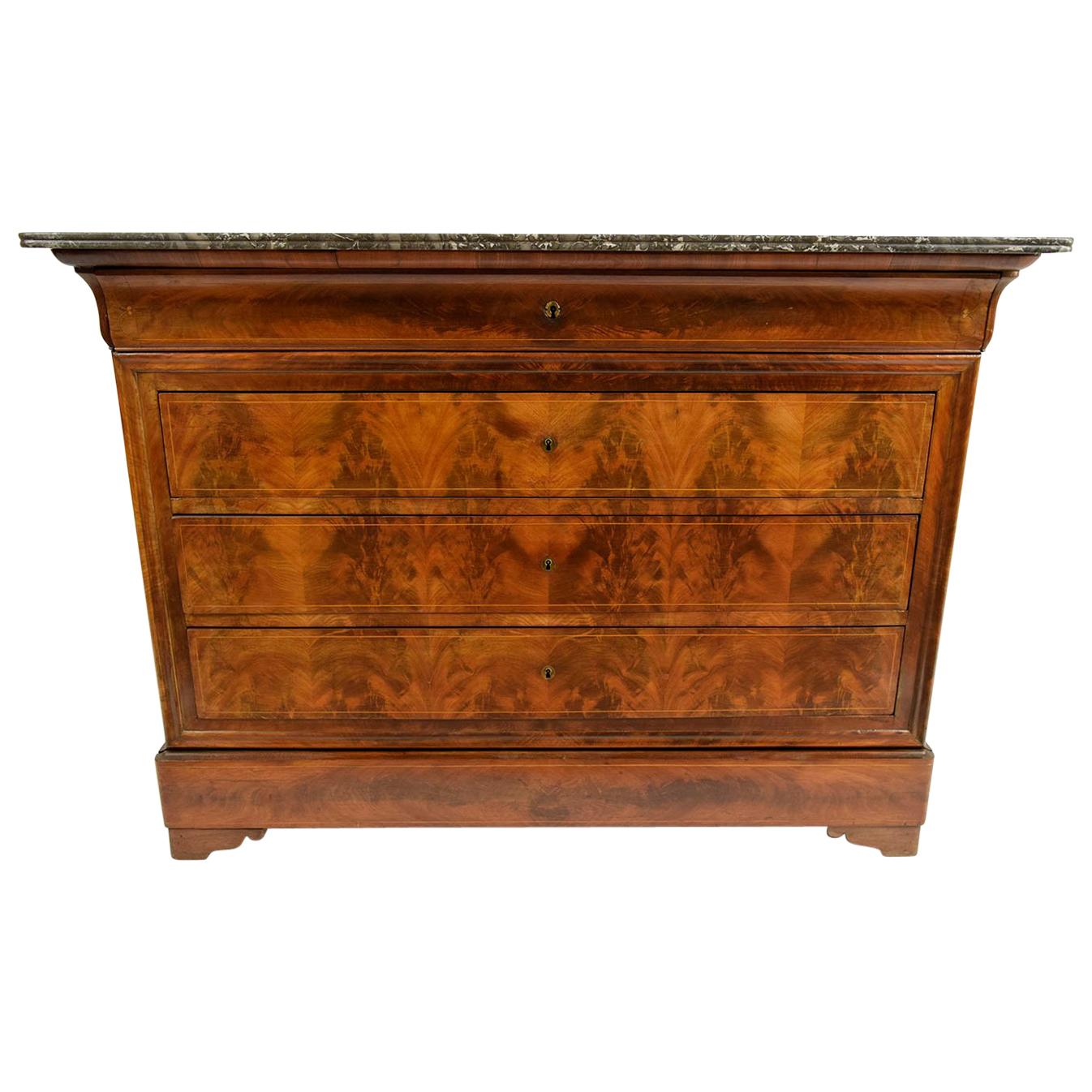French 19th Century Louis Philippe-Style Chest of Drawers