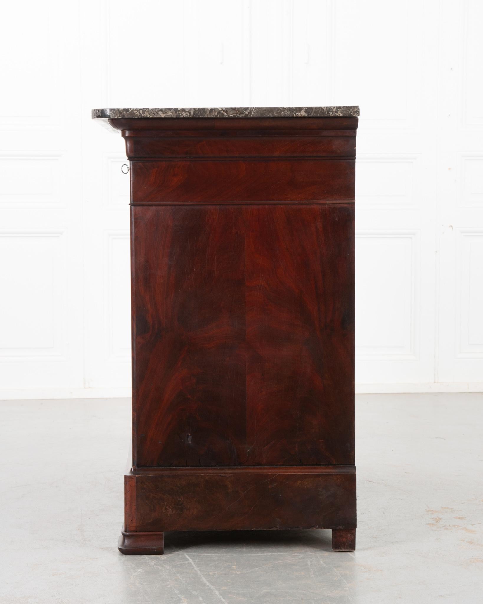 French 19th Century Louis Philippe Style Commode Desk 7