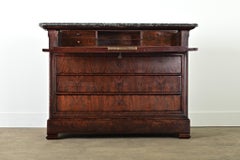 French 19th Century Louis Philippe Style Commode with Secretary