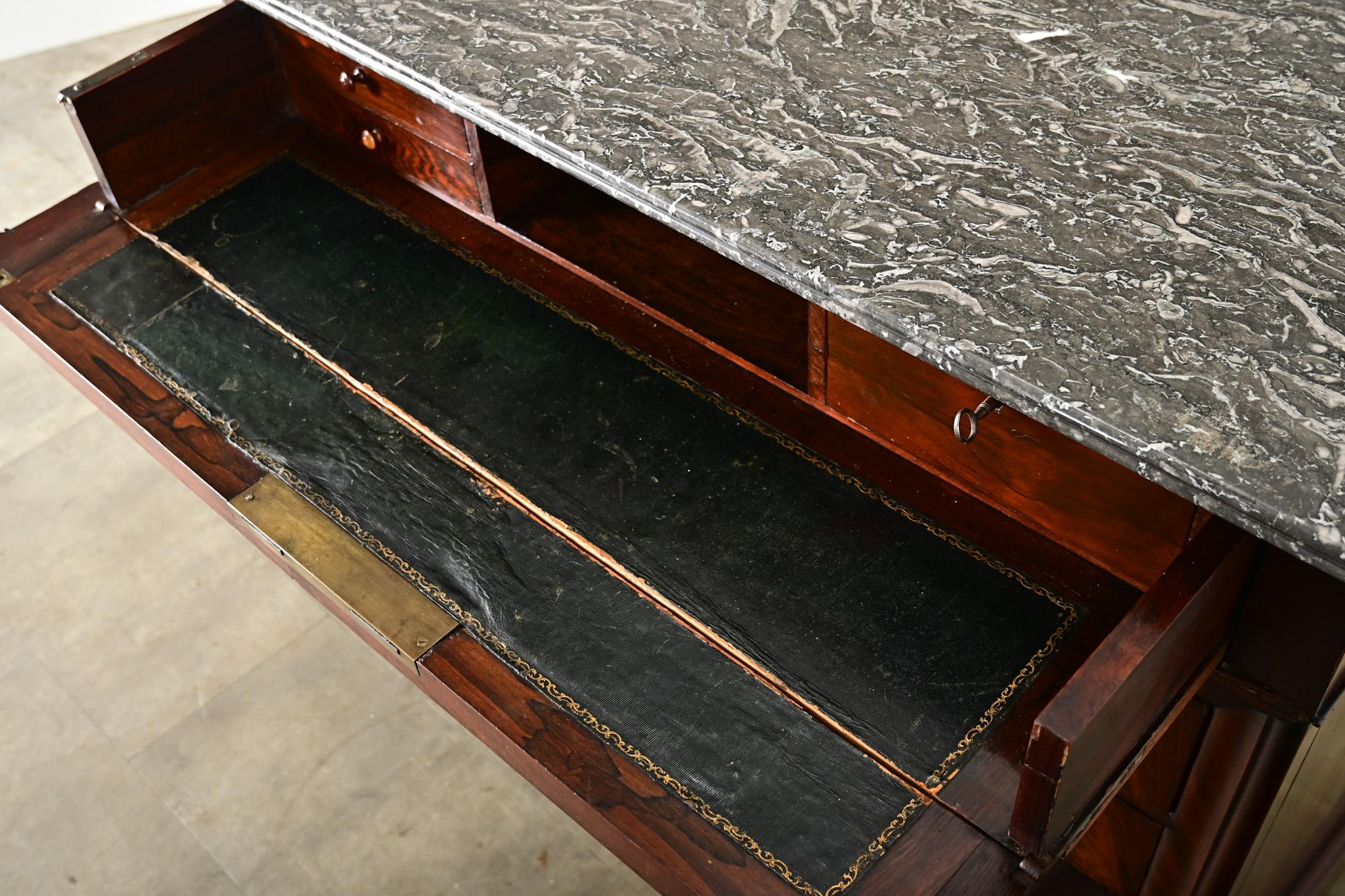 Altro French 19th Century Louis Philippe Style Commode with Secretary in vendita