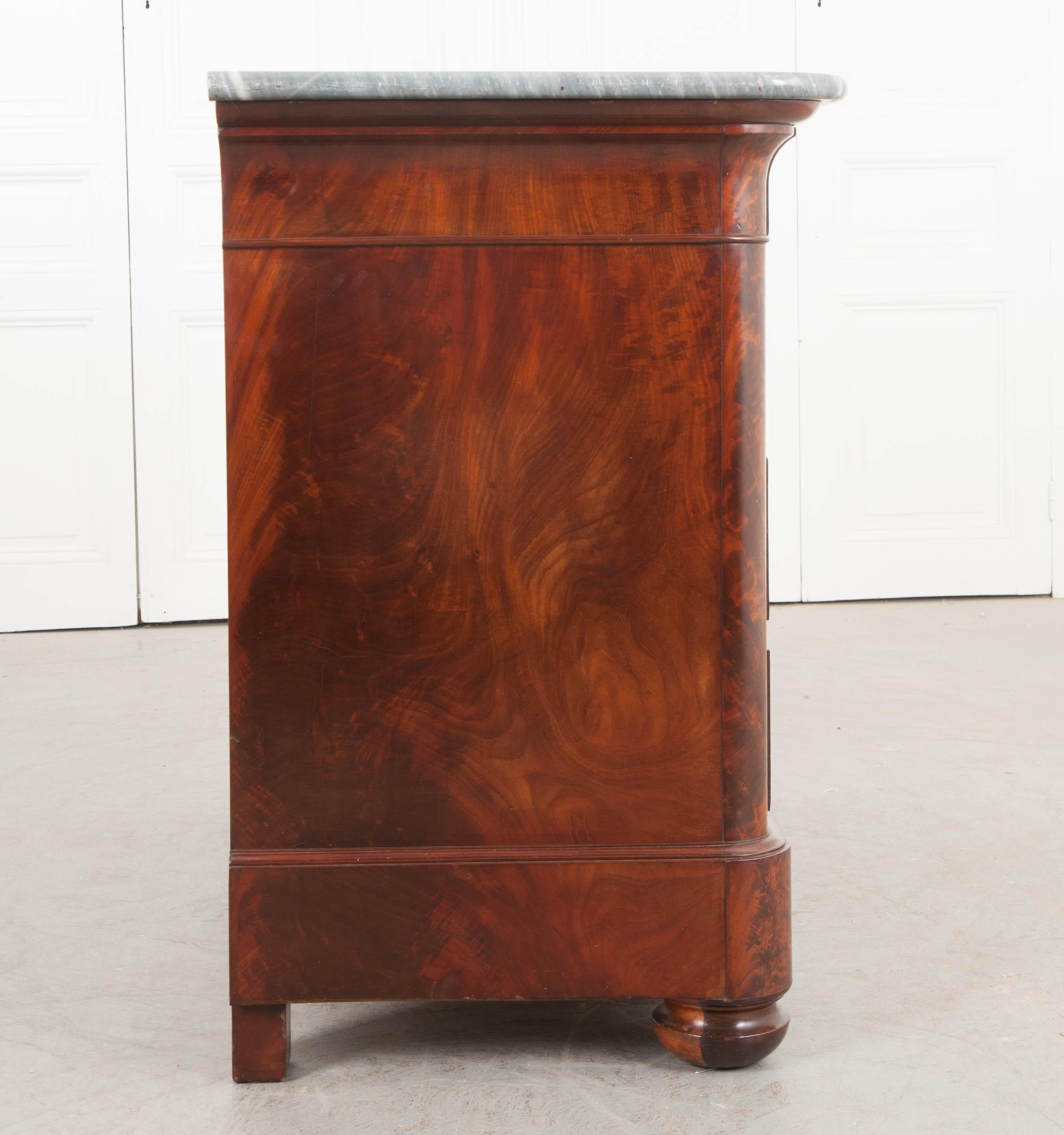 French 19th Century Louis Philippe Style Mahogany Commode 6