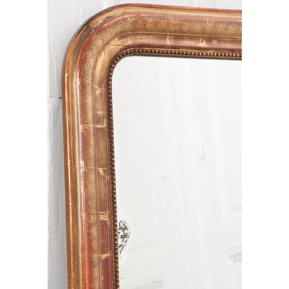 French 19th Century Louis Philippe-Style Mirror In Good Condition In Baton Rouge, LA
