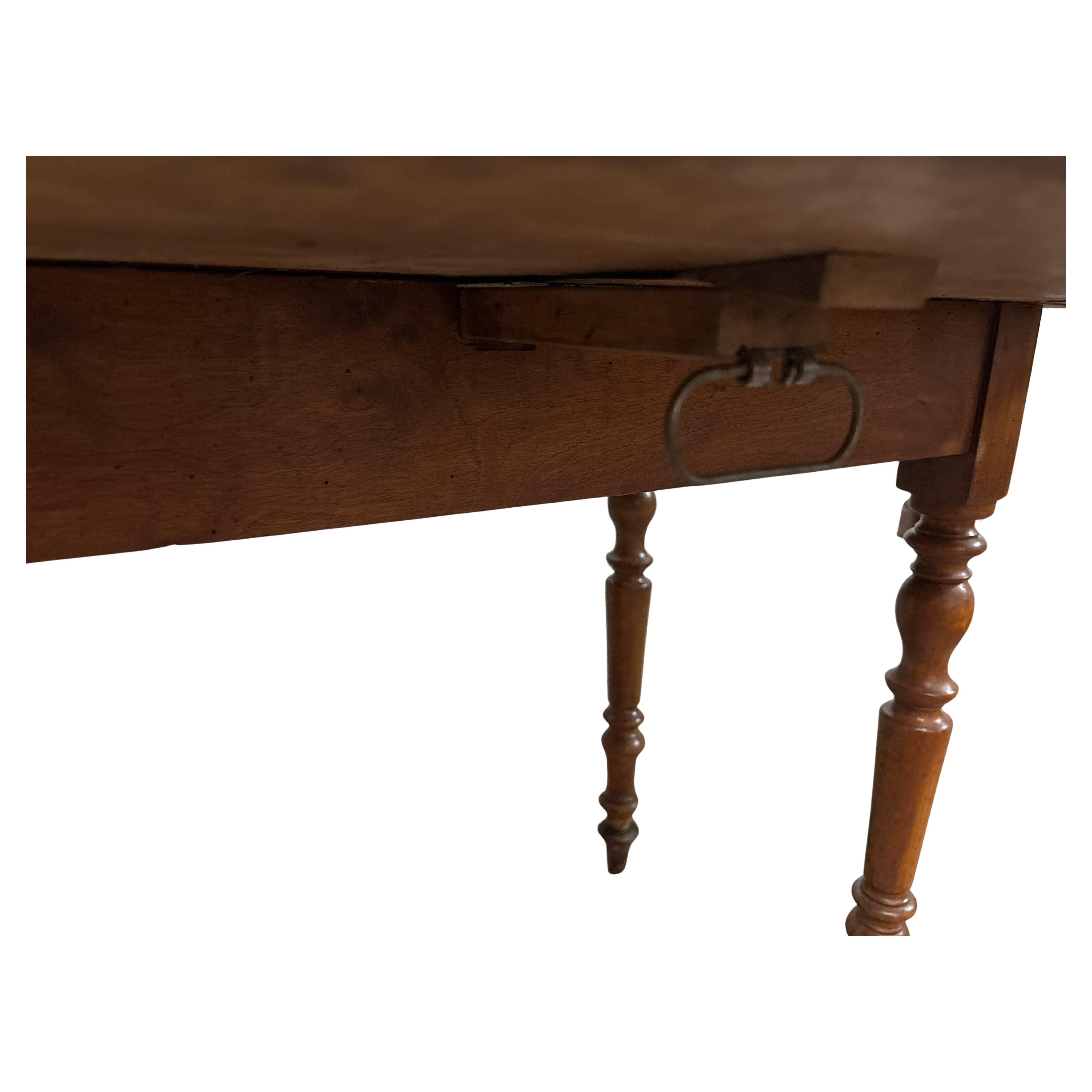 French 19th Century Louis-Philippe Table en Bueno estado para la venta en Stockbridge, GA