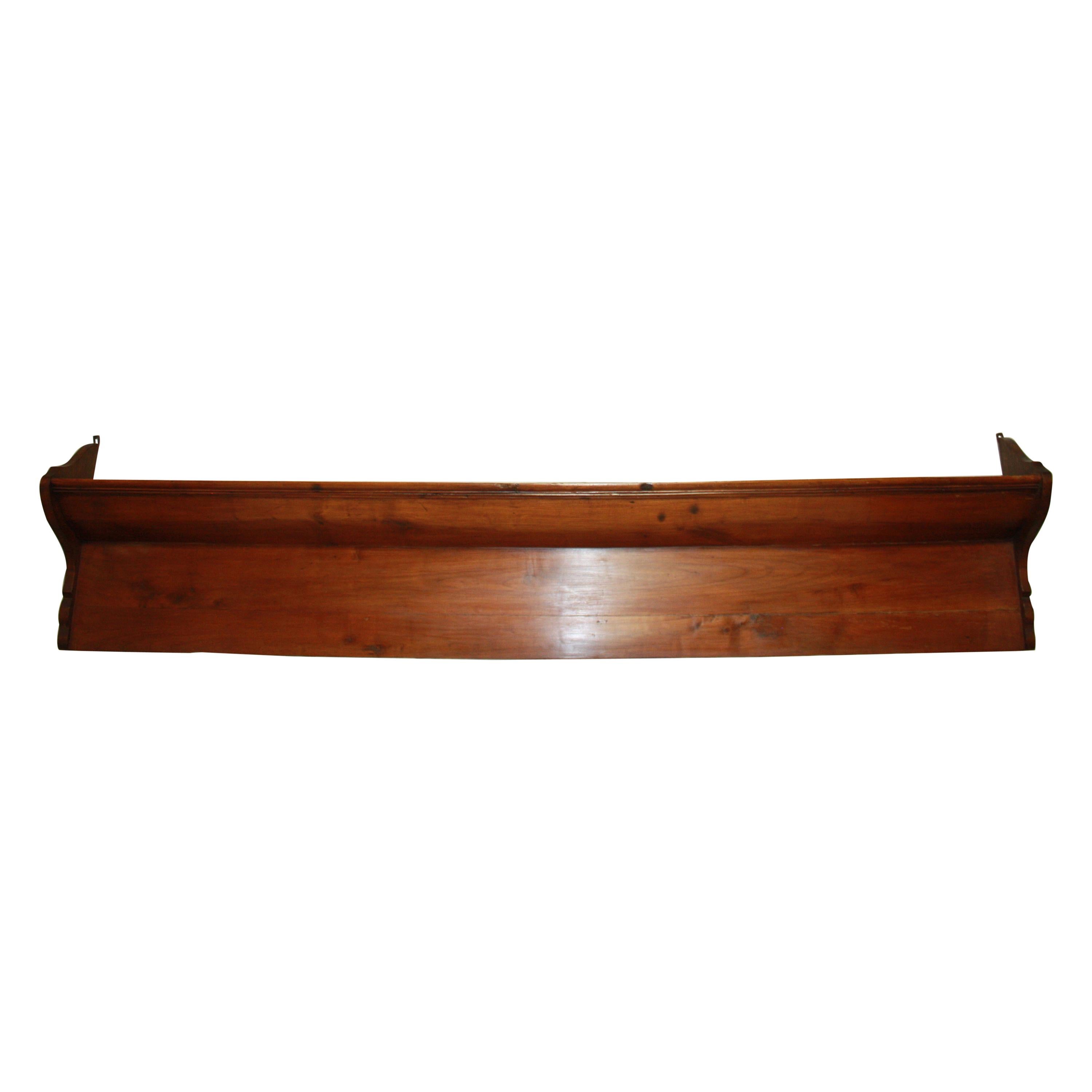 Estantería de pared Louis Philippe francesa del siglo XIX