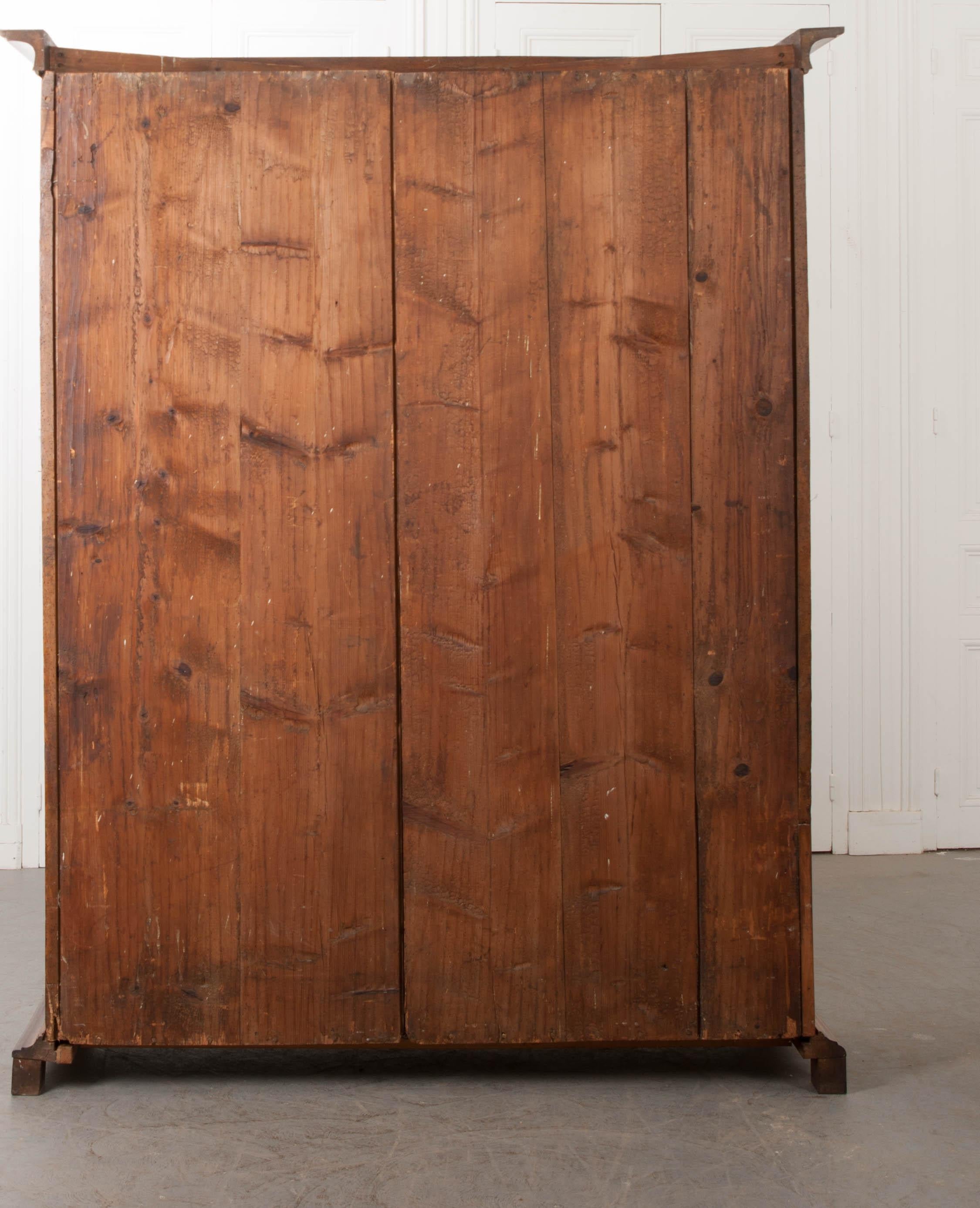 French 19th Century Louis Philippe Walnut Armoire 8
