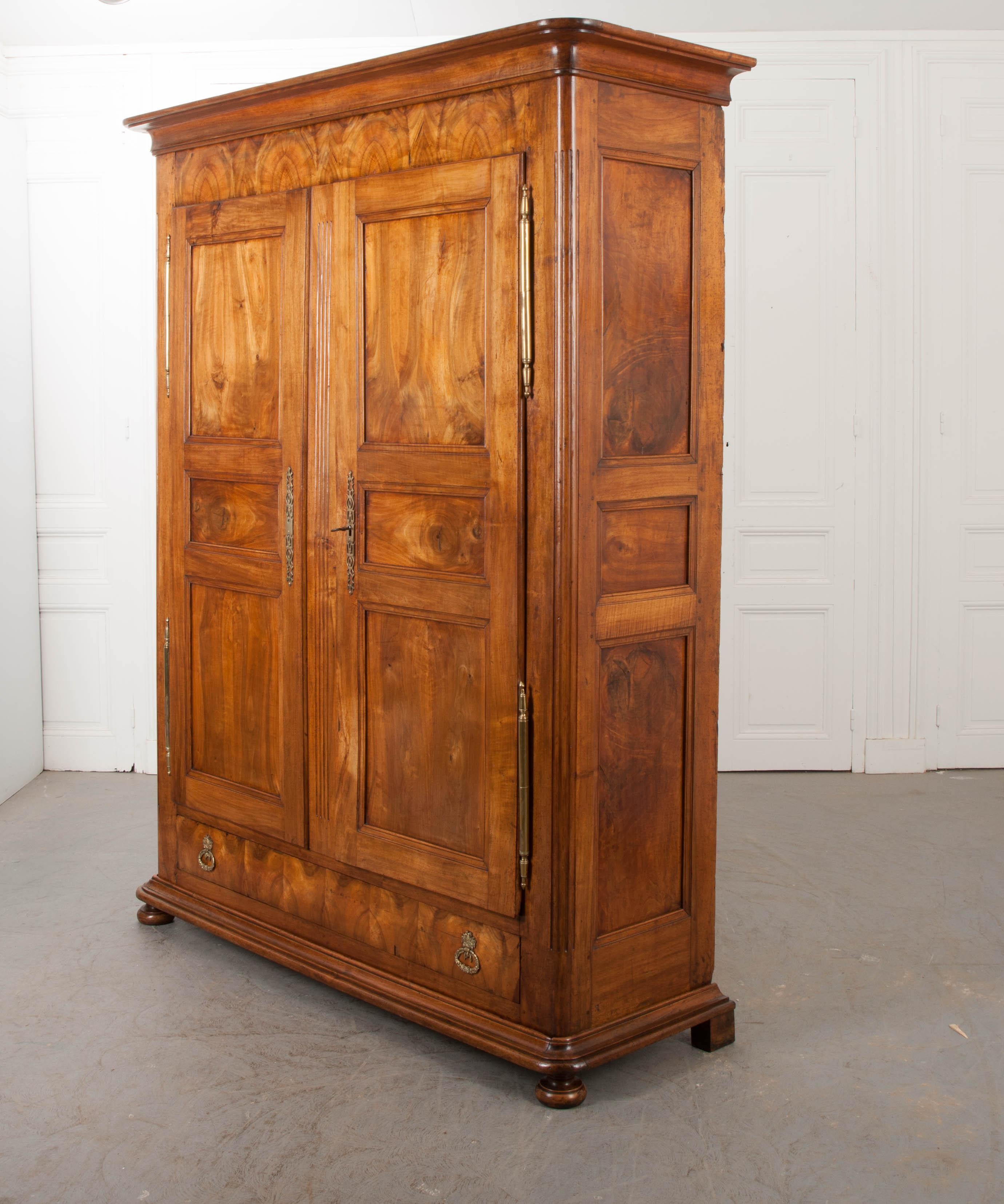 French 19th Century Louis Philippe Walnut Armoire 9