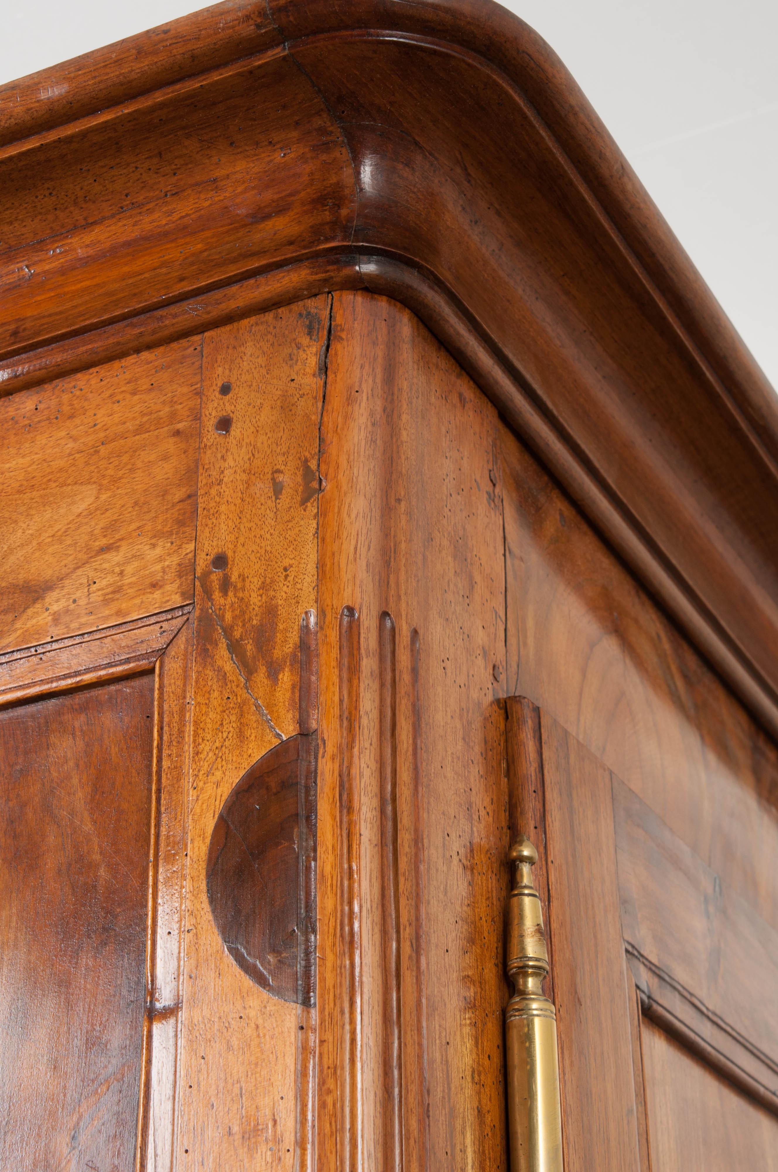 French 19th Century Louis Philippe Walnut Armoire 1