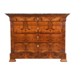 French 19th Century Louis Philippe Walnut Commode