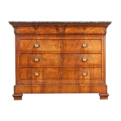 French 19th Century Louis Philippe Walnut Commode