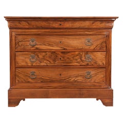 French 19th Century Louis-Philippe Walnut Commode