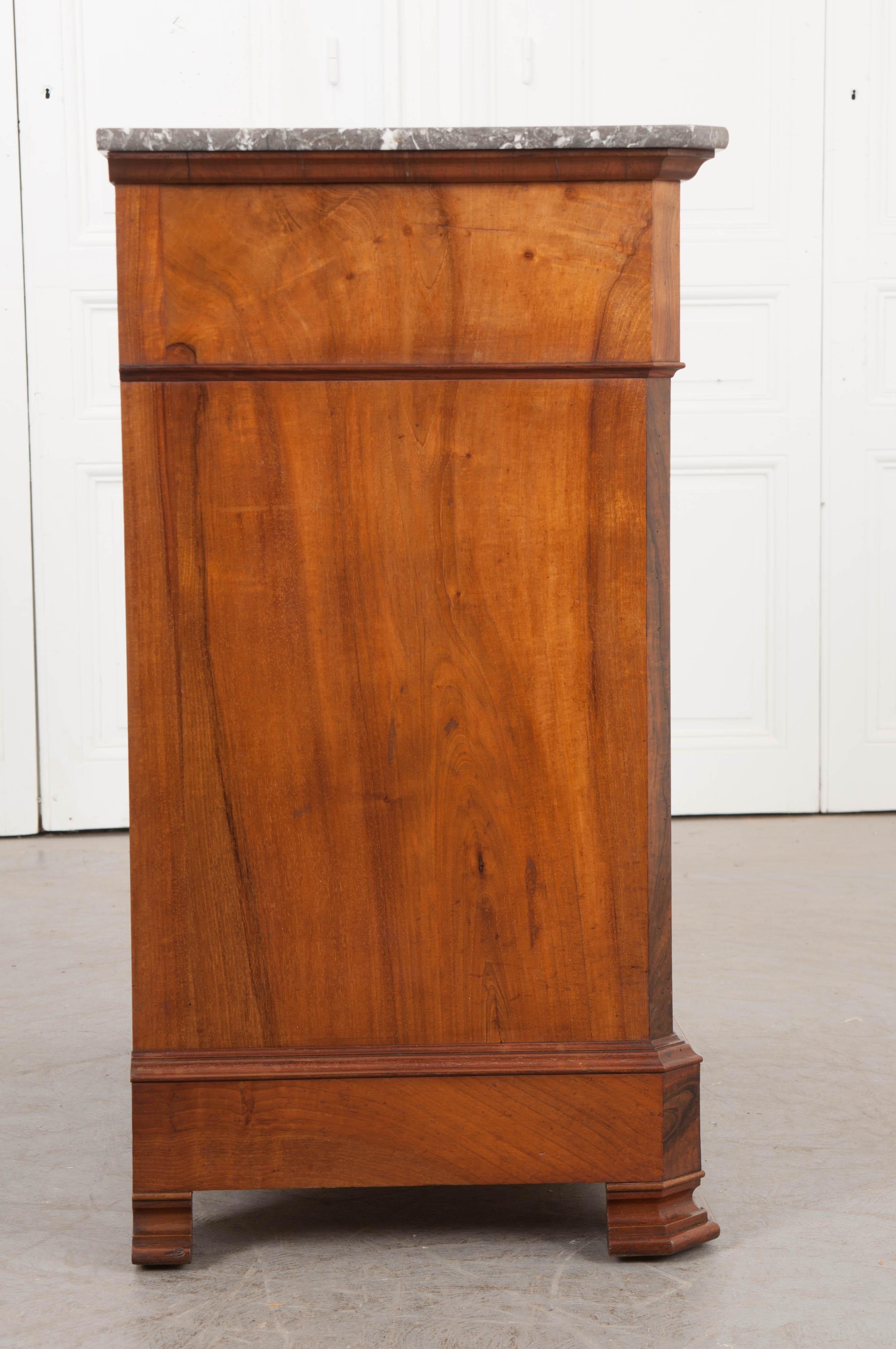 French 19th Century Louis Philippe Walnut Drop-Front Desk 9