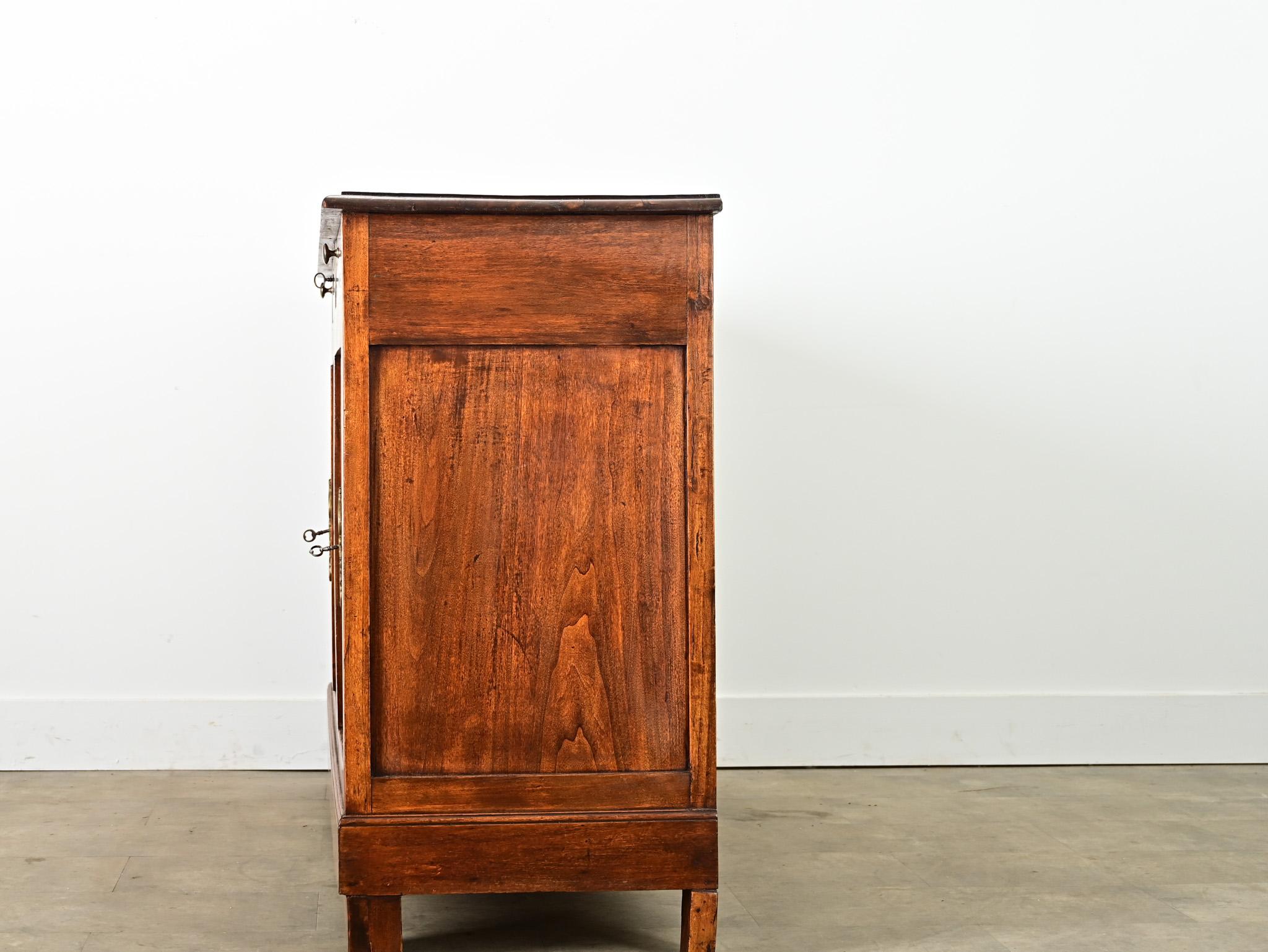 French 19th Century Louis Philippe Walnut Enfilade For Sale 5