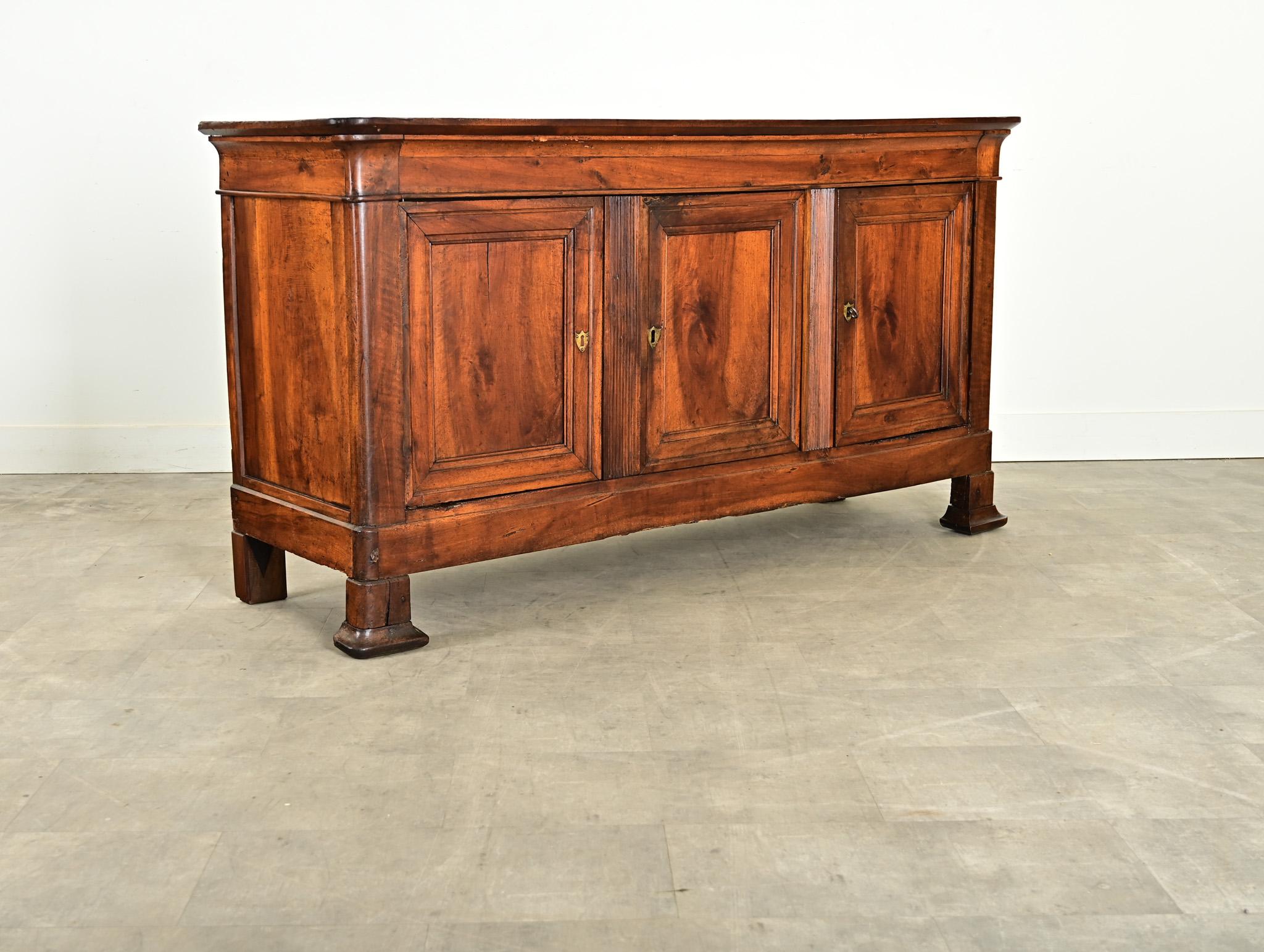 French 19th Century Louis Philippe Walnut Enfilade 6