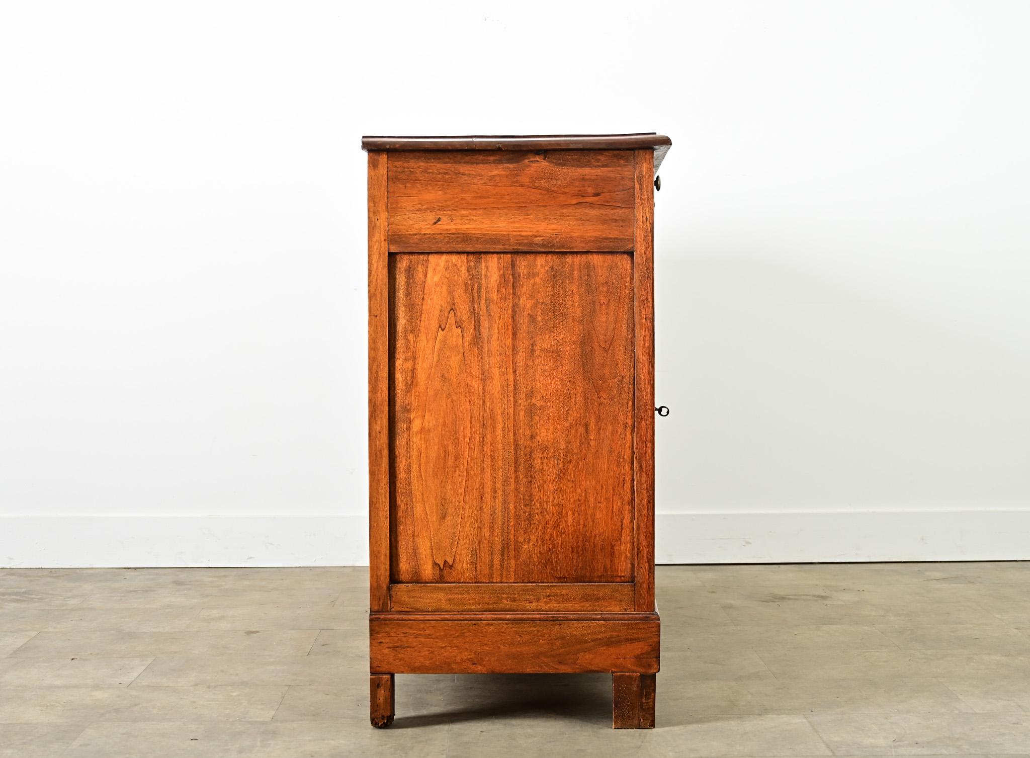 French 19th Century Louis Philippe Walnut Enfilade For Sale 6