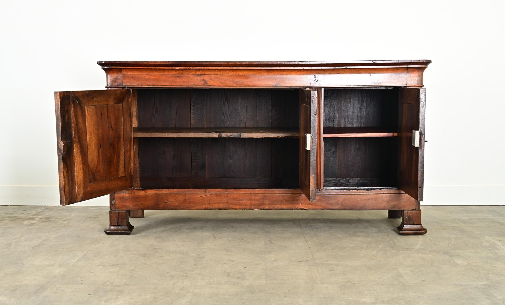 French 19th Century Louis Philippe Walnut Enfilade 2