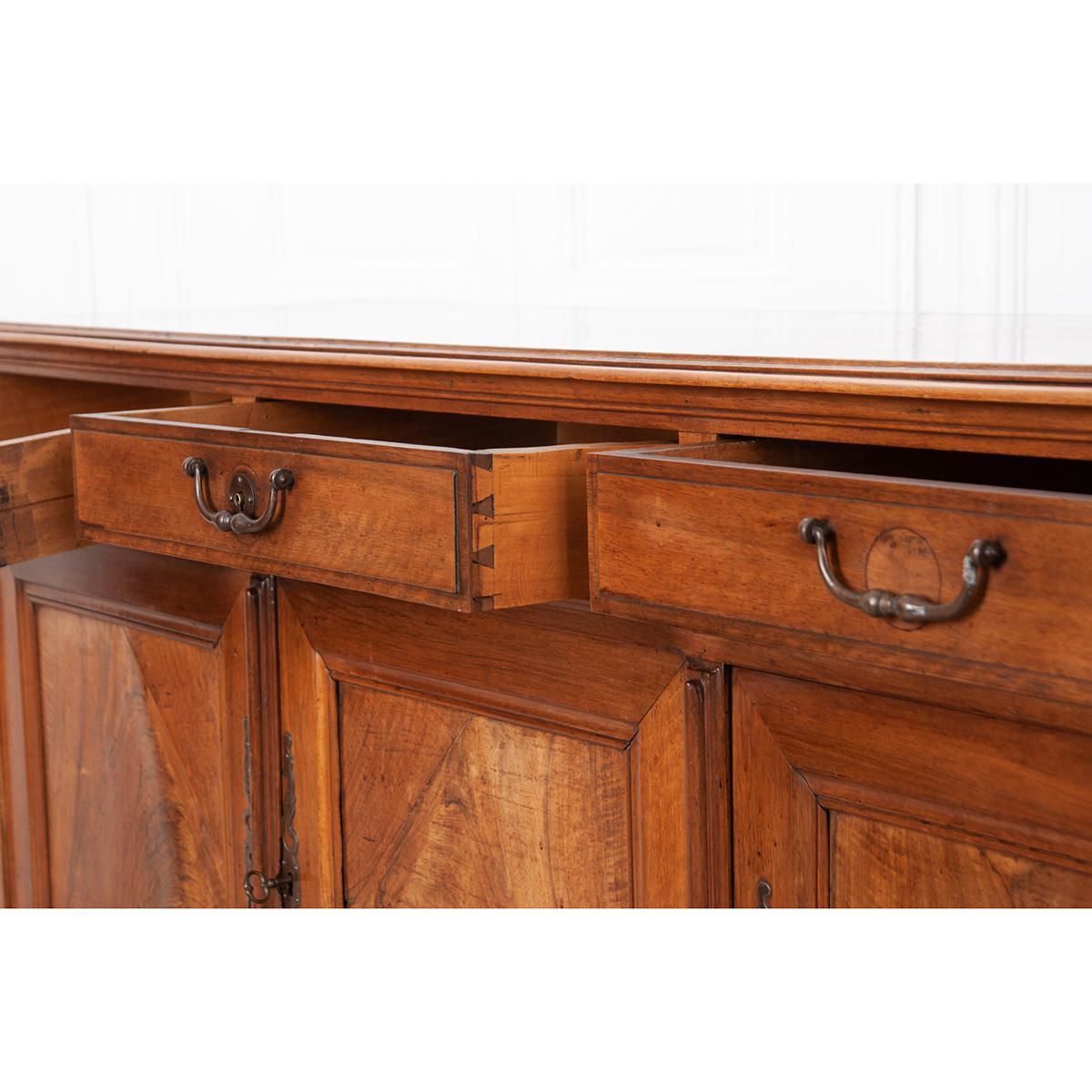 French 19th Century Louis Philippe Walnut Enfilade 5