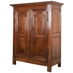 French 19th Century Louis XIII-Style Oak Armoire