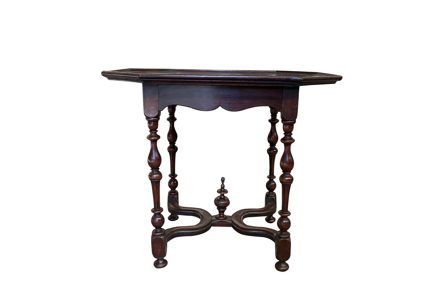 French 19th Century Louis XIII Style Side Table 3