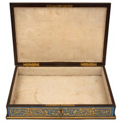 French 19th Century Louis XIV St. Boulle Boîte À Bijouax, Signed Tahan