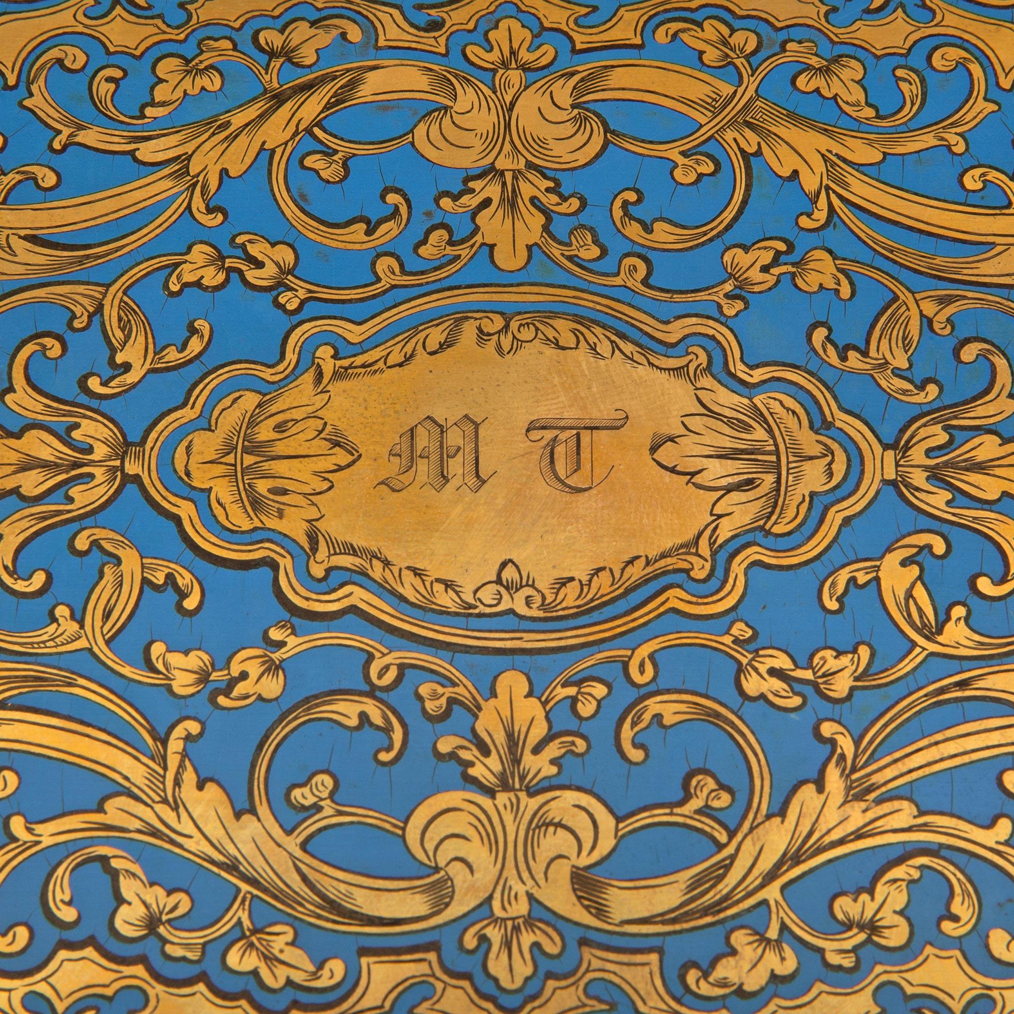 French 19th Century Louis XIV St. Boulle Boîte À Bijouax, Signed Tahan For Sale 2